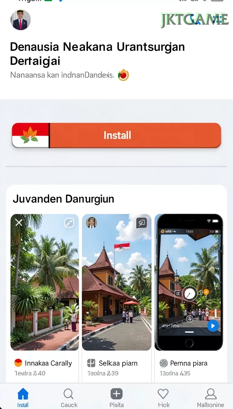 Cuplikan layar IDA777 — pengaturan akun