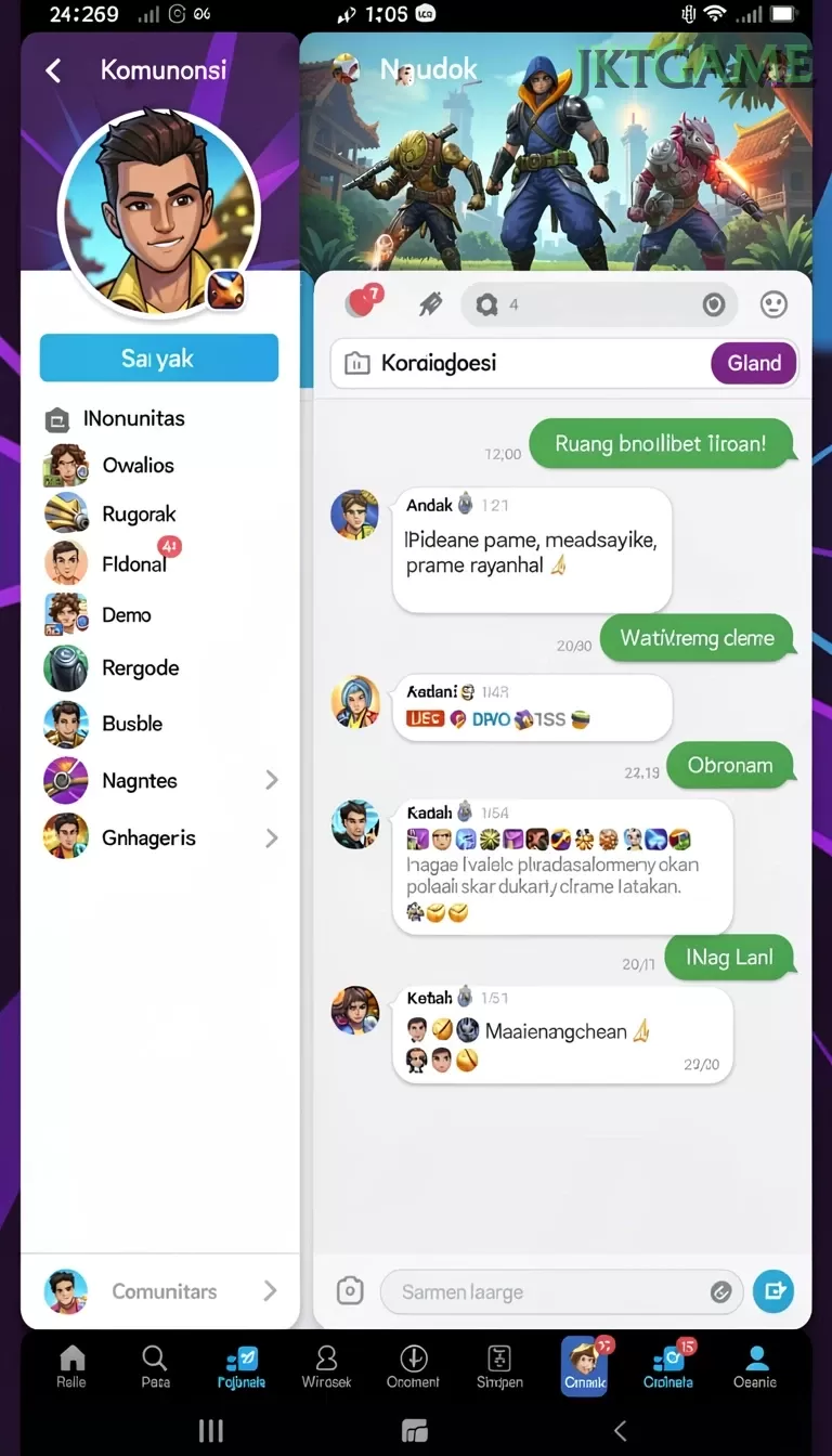 Cuplikan layar PAHAM777 — aktivitas